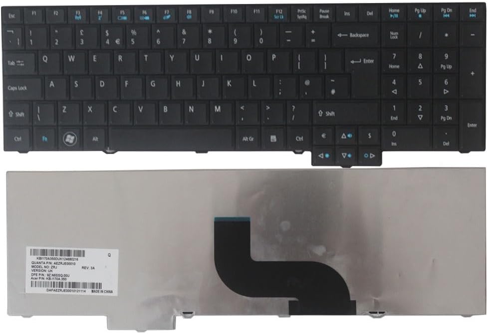 Laptop Keyboard for Acer TravelMate 5760 TM5760