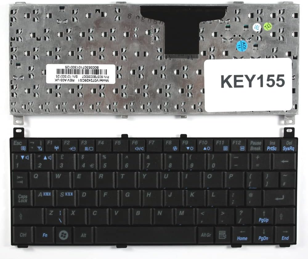 Keyboard Toshiba Mini NB100 NB105 Black