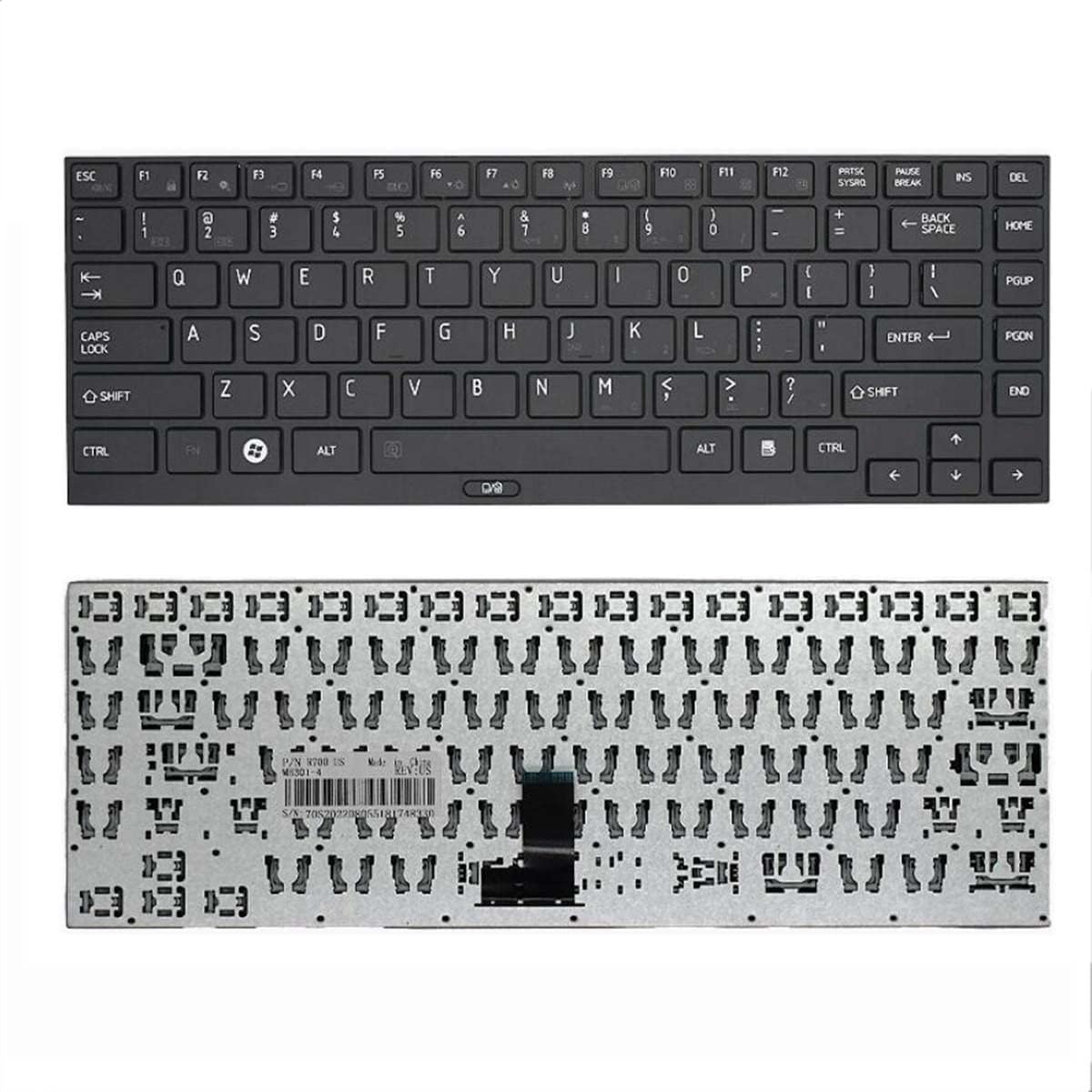 Keyboard Toshiba R630 R700 Black