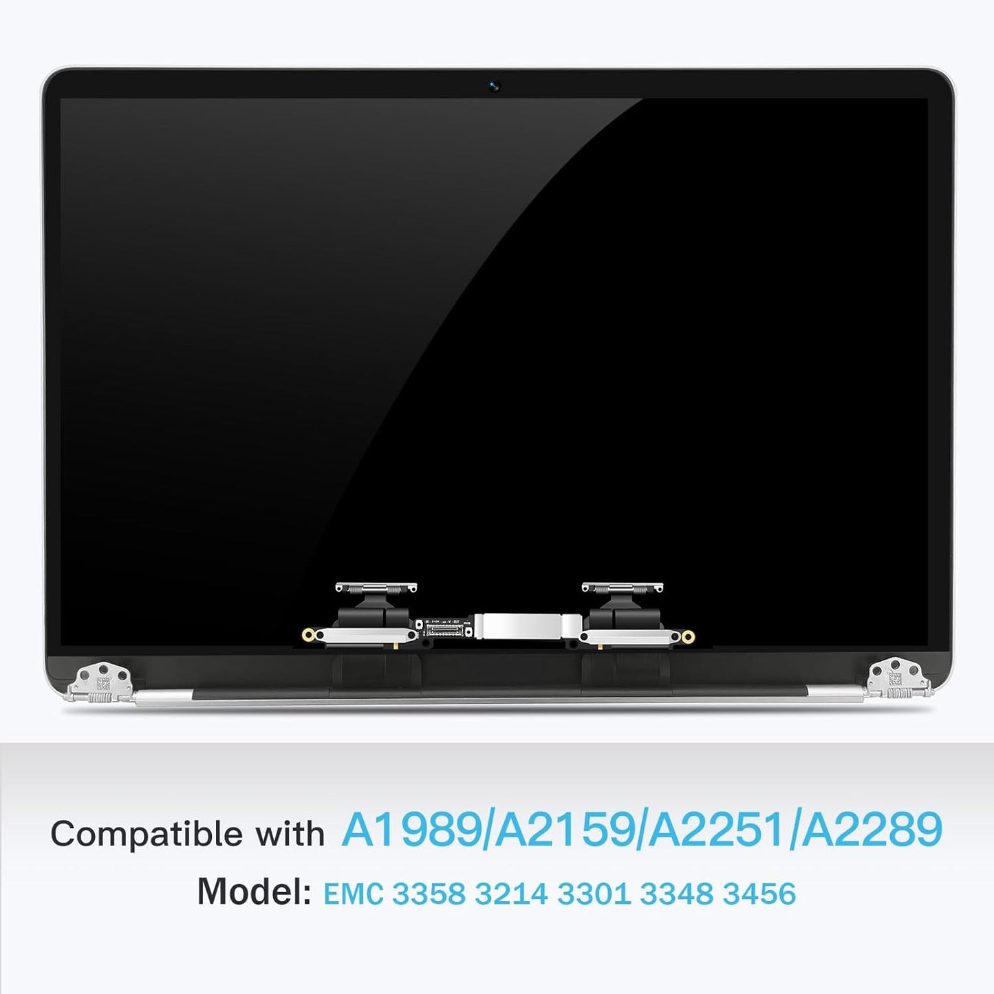13.3" LCD Screen Replacement for MacBook Pro 13-inch 2018–2020 | A1989, A2159, A2289 | EMC 3358, 3214, 3301, 3348, 3456 | Retina Display Assembly – Silver
