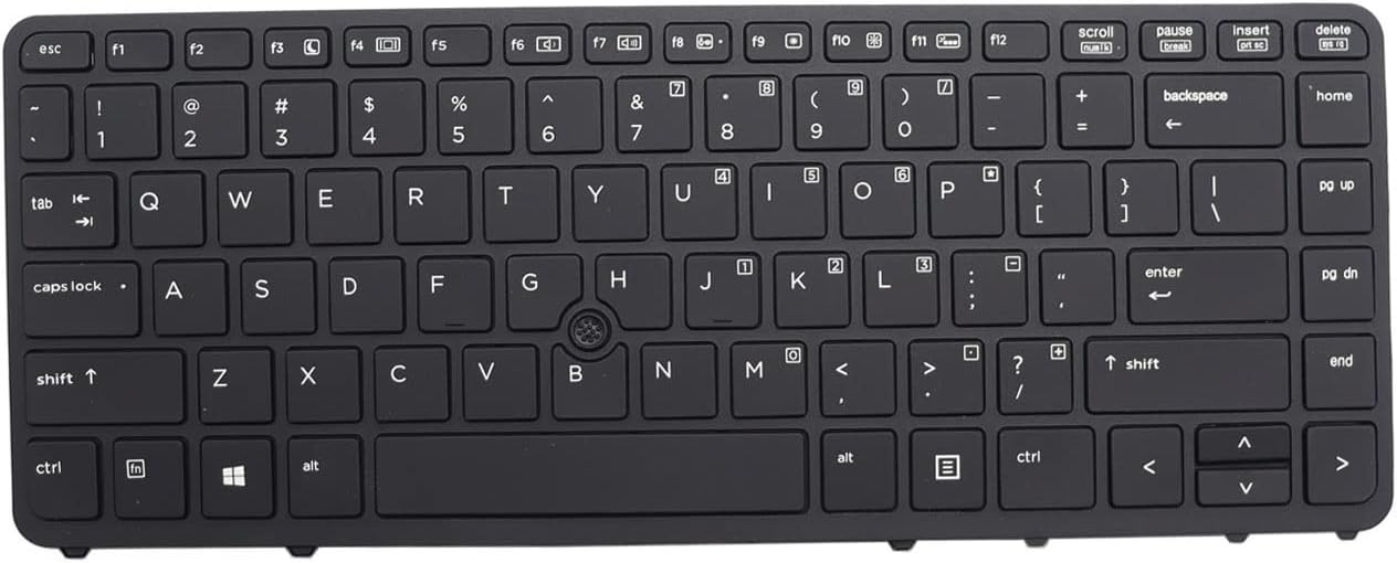 HP EliteBook 840 G1 G2 850 G1 Keyboard US Backlit with Frame Black