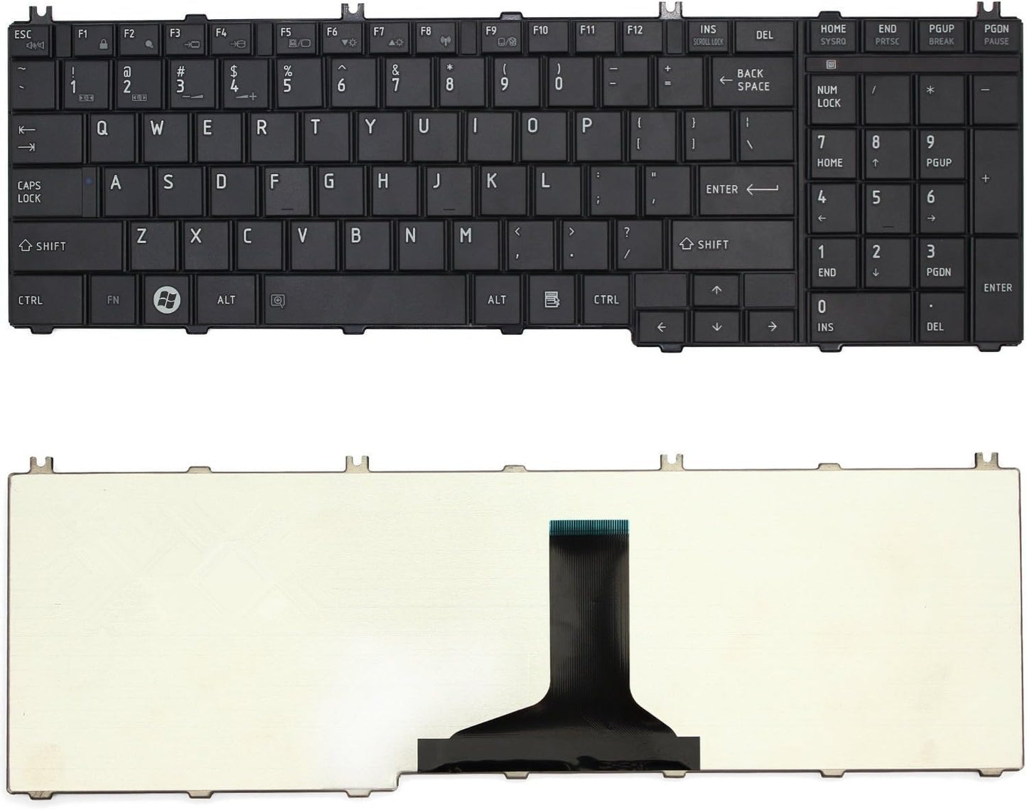 Keyboard Toshiba L750 L755 L770 Black