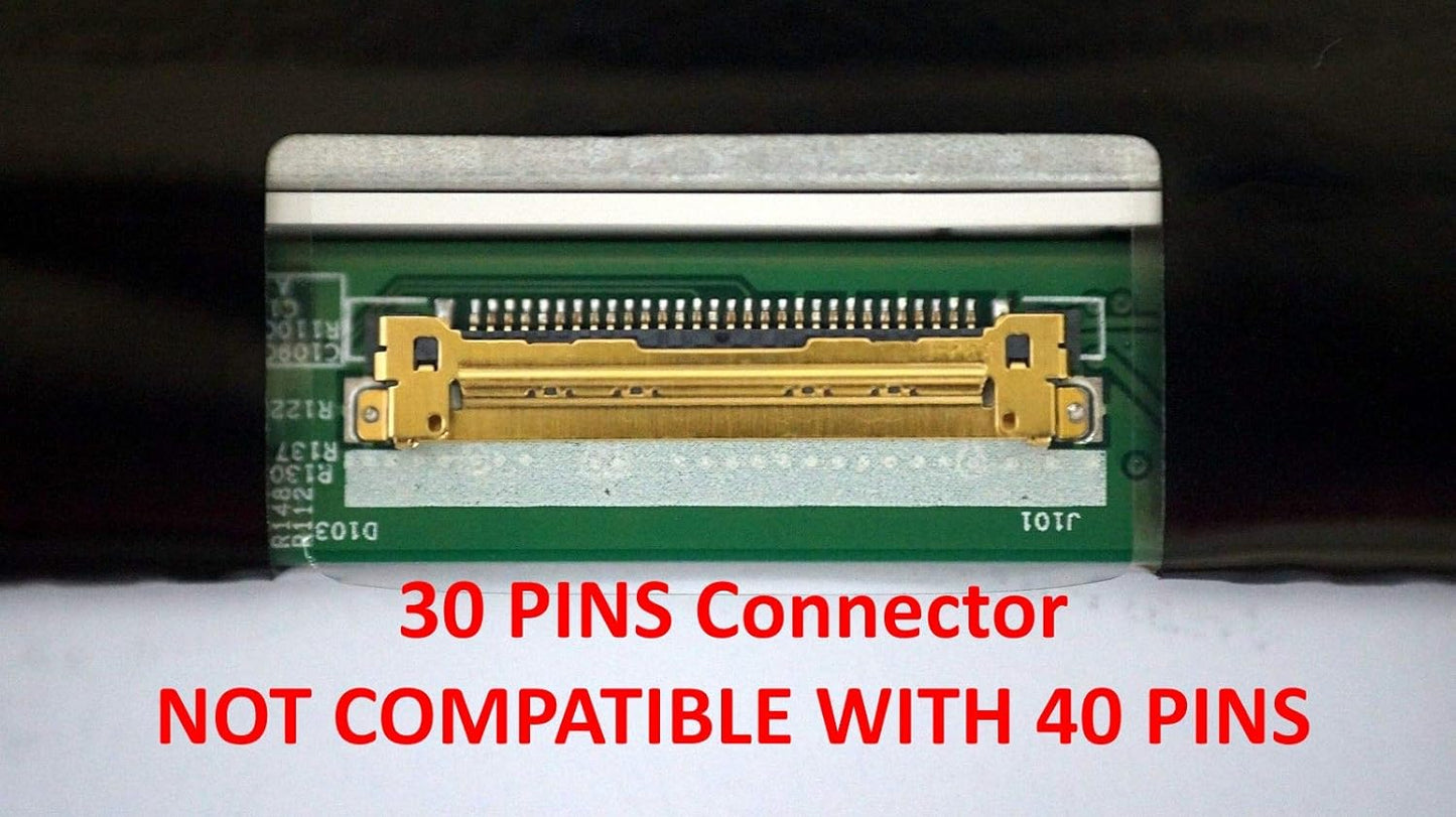 LED 12.5 Matte FHD 30 PIN N125HCE-GN1 IPS (Short Circuit) Without Fitting Right Hand Connector