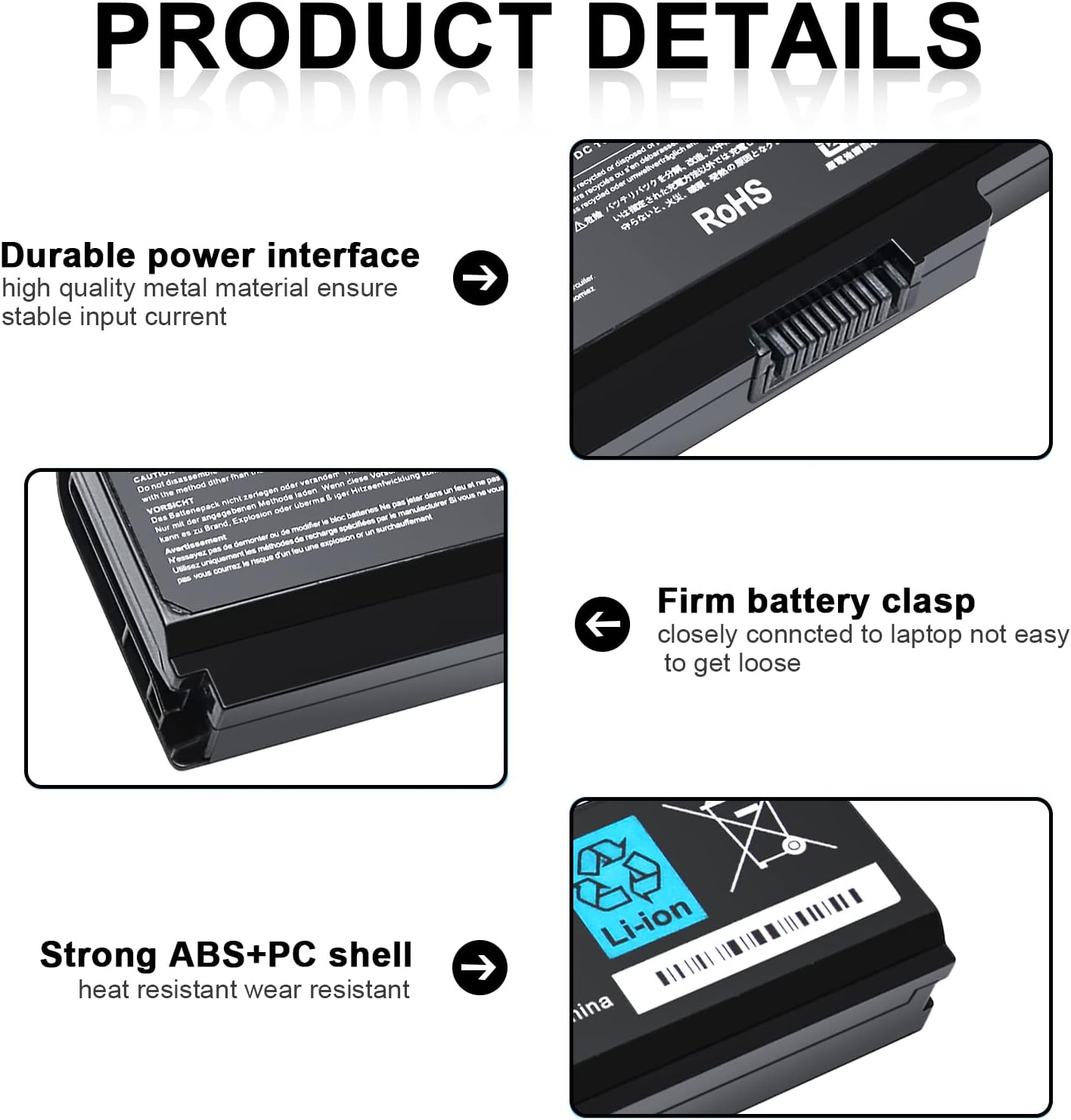 Battery Toshiba Satellite C655 C675 C675D L645 L645D PA3817U