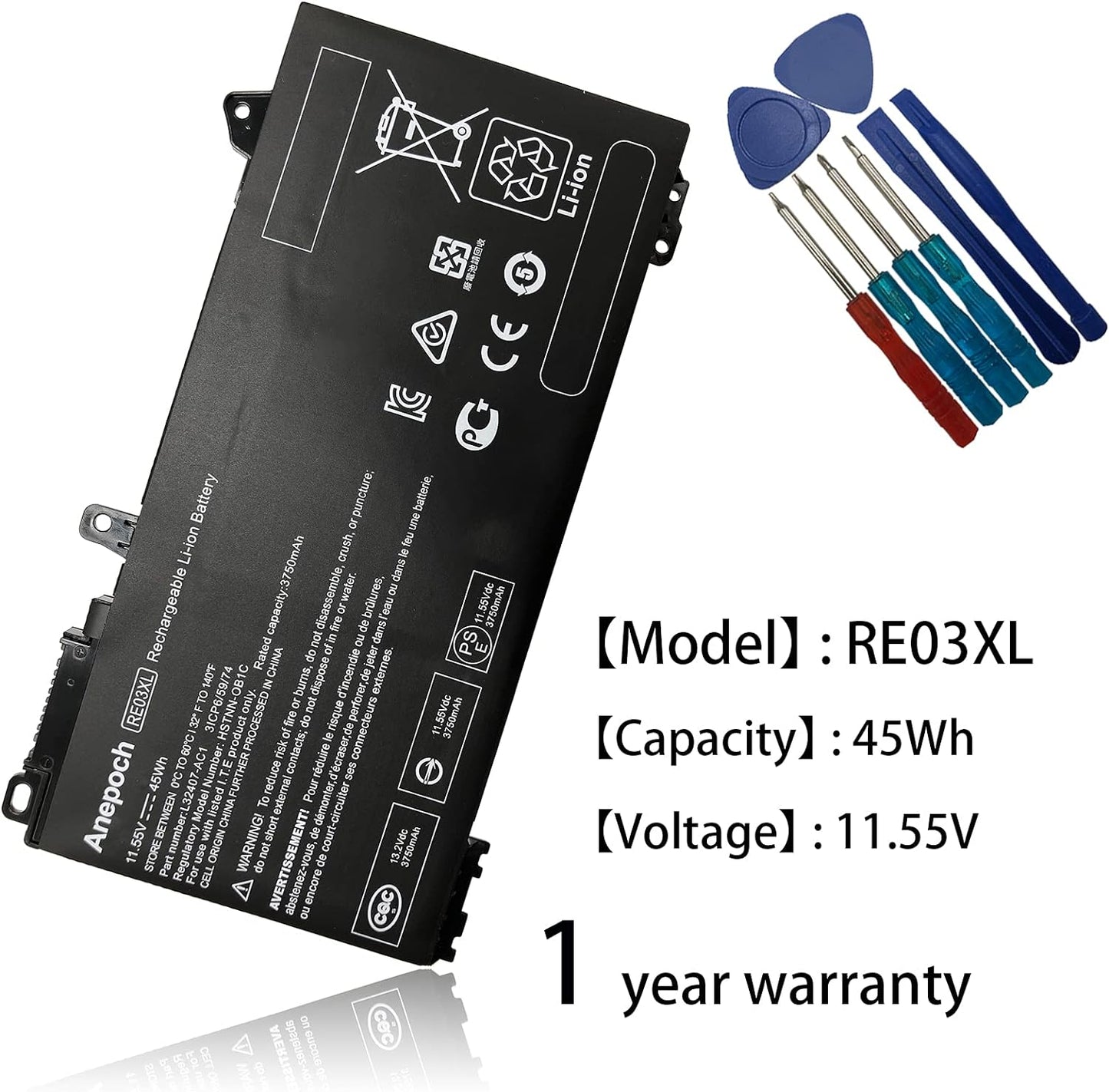 RE03XL Battery