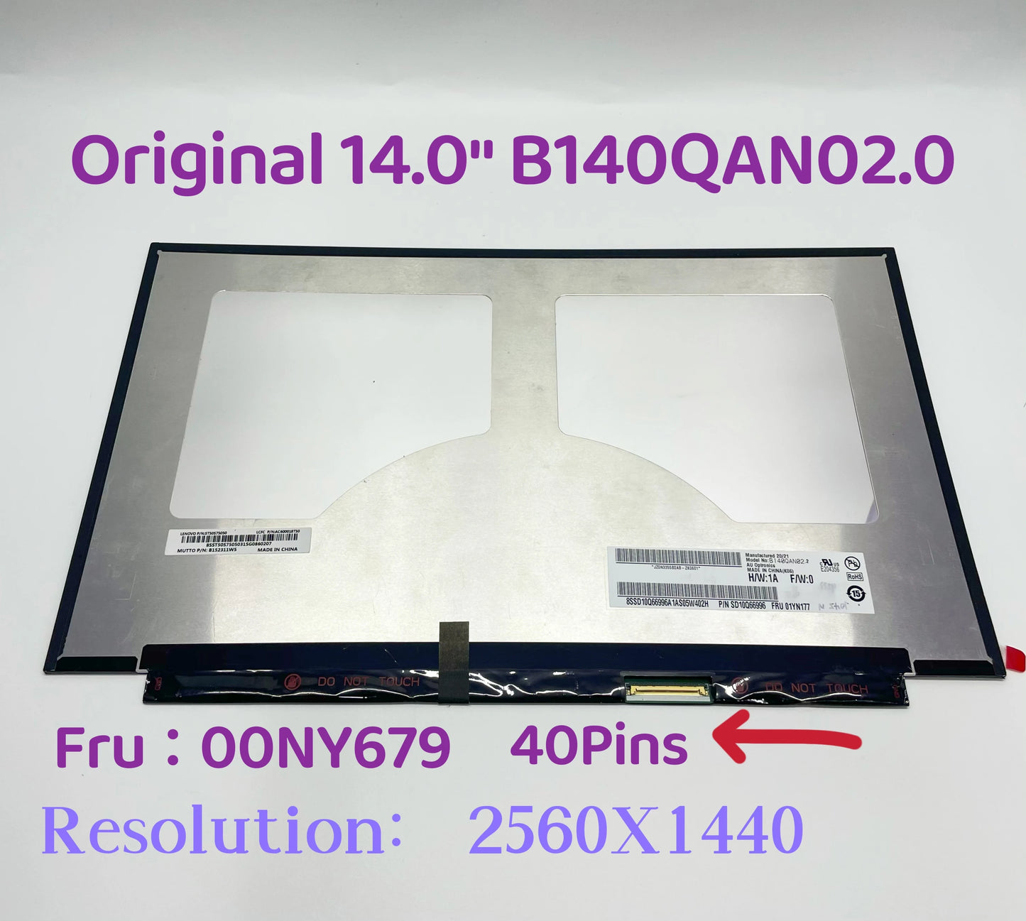 15.6" Matte FHD LED Screen | IPS | 30-Pin Borderless Edgeless | NV156FHM-N4S V8.0 | SHC | Model 3501 Compatible