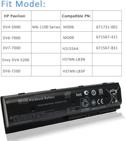 Battery HP Pavilion DV4-5000 