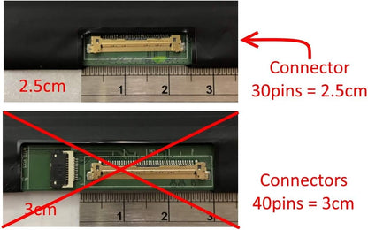 LED 12.5 Matte FHD  30 PIN N125HCE-GN1 IPS (Short Circuit) Without Fitting Right Hand Connector