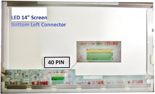 14.0" WXGA LCD Screen | LTN140AT16 | Dell Latitude E6420 Replacement
