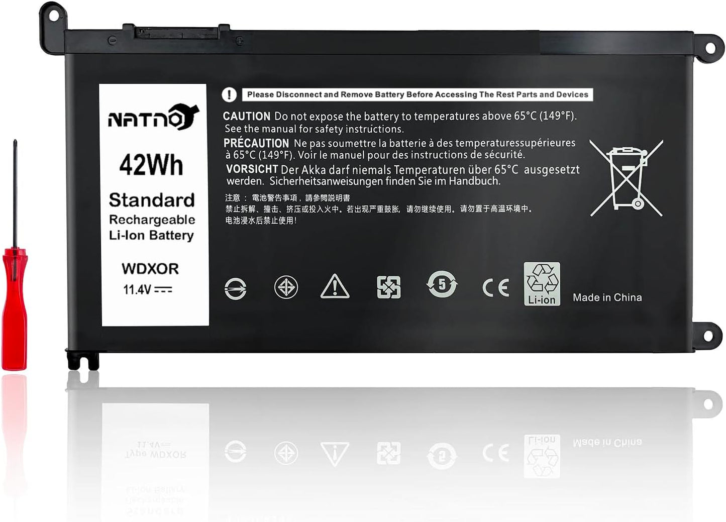 Battery Dell Inspiron N5567 N5568 N7569 WDX0R | ORG