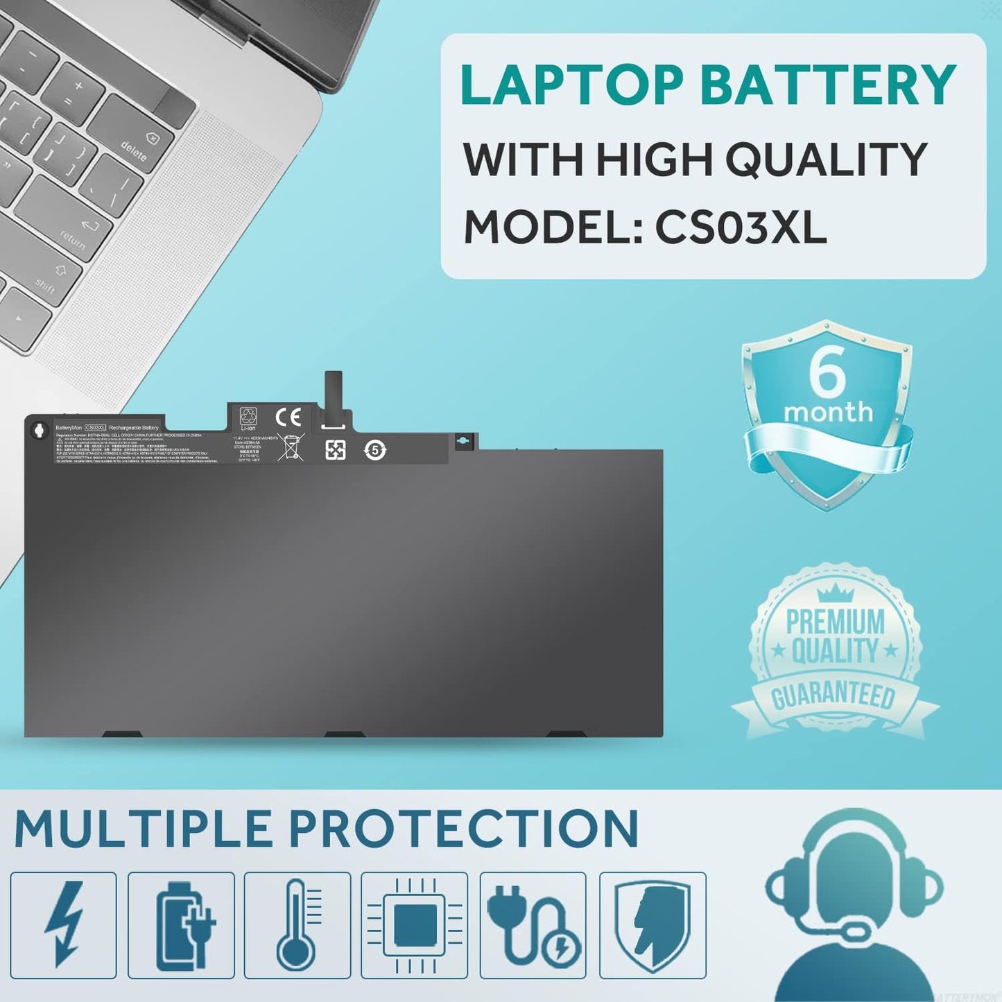 Battery HP CS03XL