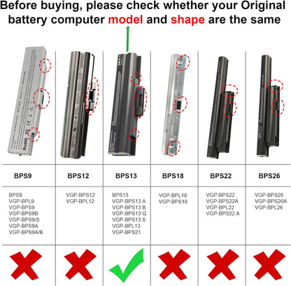 Battery Sony Vaio VGP-BPS13