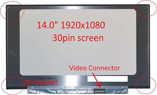14.0" FHD Matte Screen | N140HGA-EA1 | 30-Pin | Lenovo 02DC314