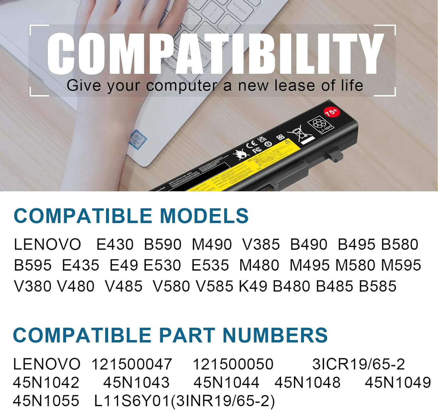 Battery Lenovo E430 E530 6 cell