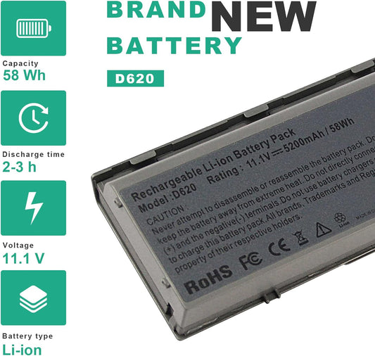 Battery Dell Latitude D620 