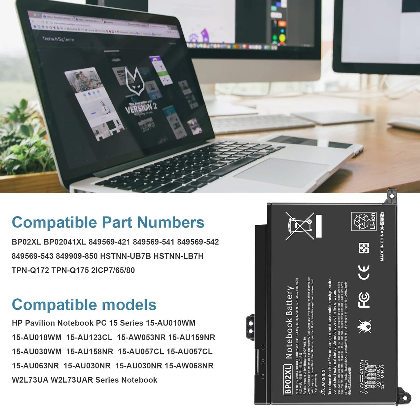 BP02XL Battery