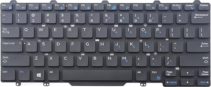 Dell Latitude 3340 Keyboard US Layout Black Original 094F68