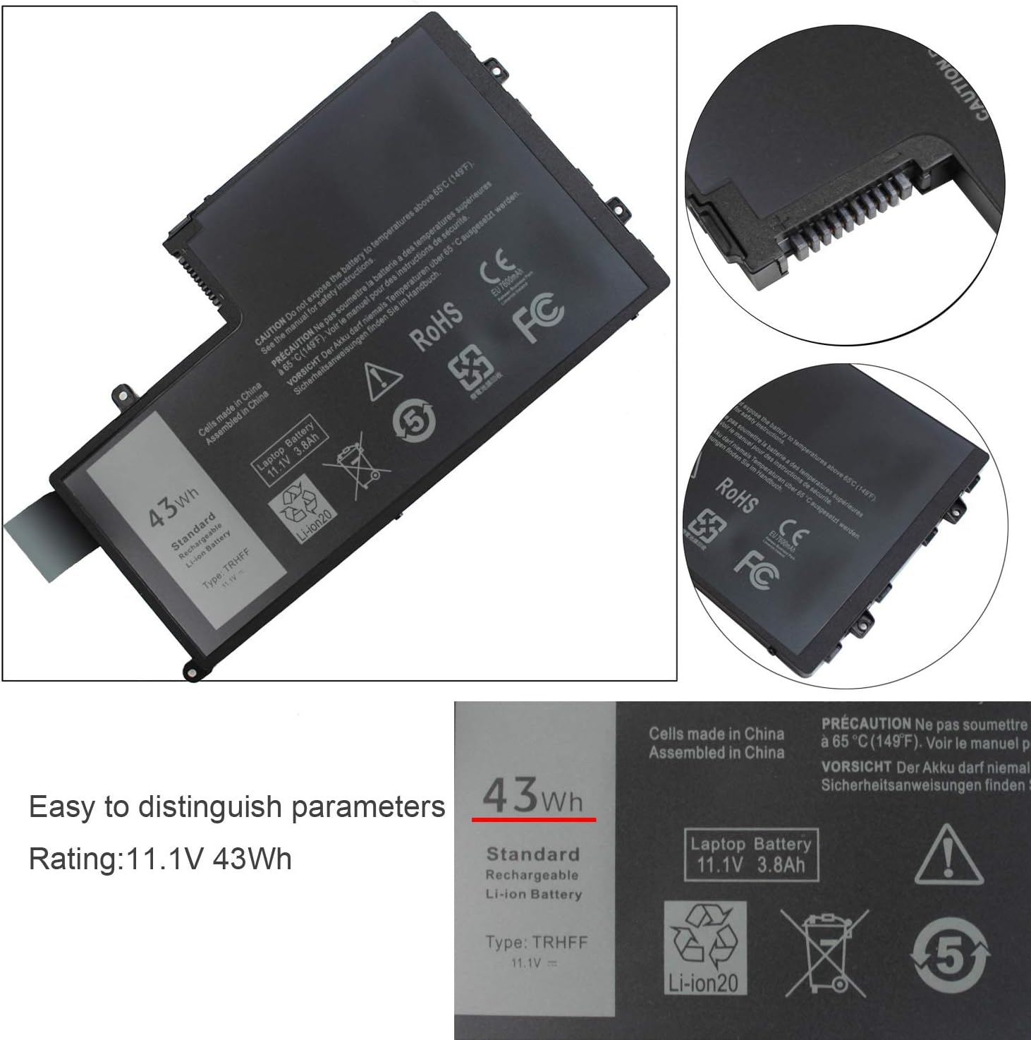 Battery Dell Inspiron 14-5447 