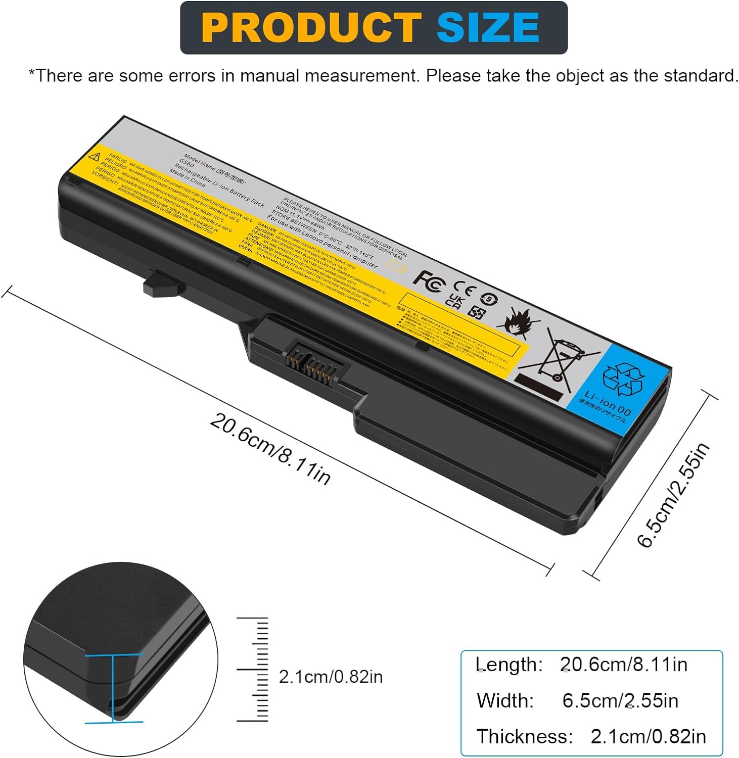 Battery Lenovo G460