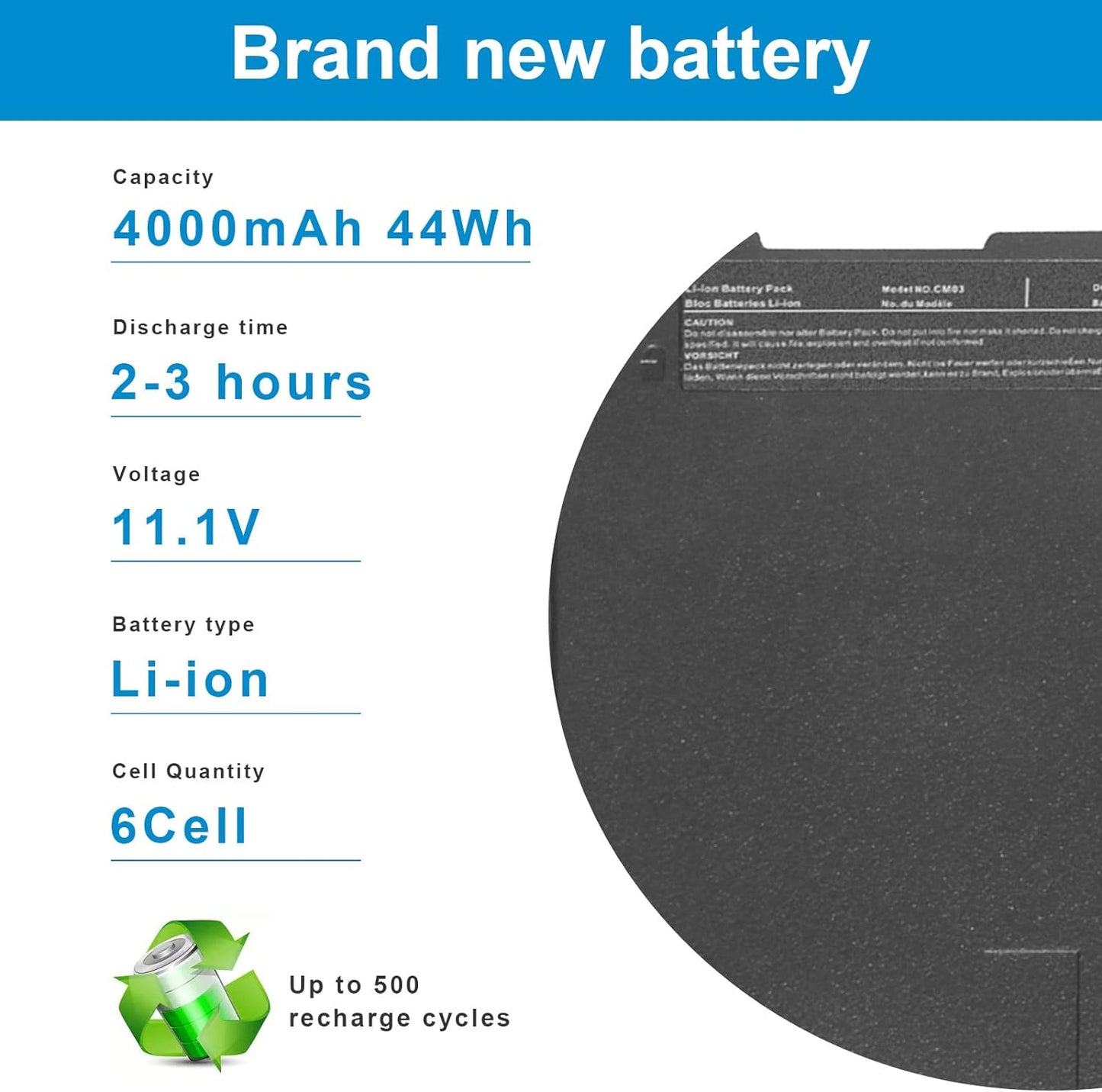 CM03XL Battery HP 