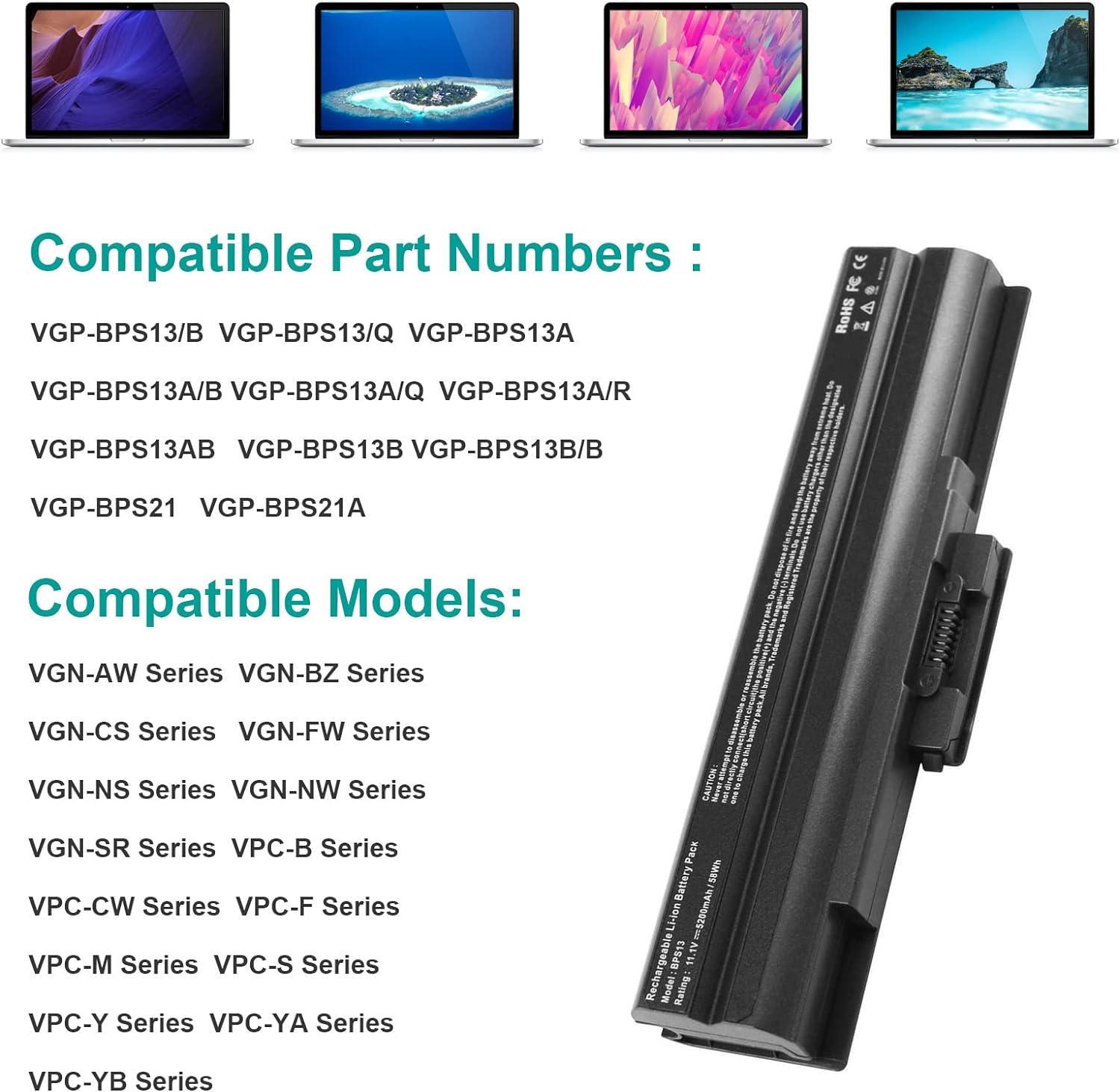 Battery Sony Vaio VGP-BPS13