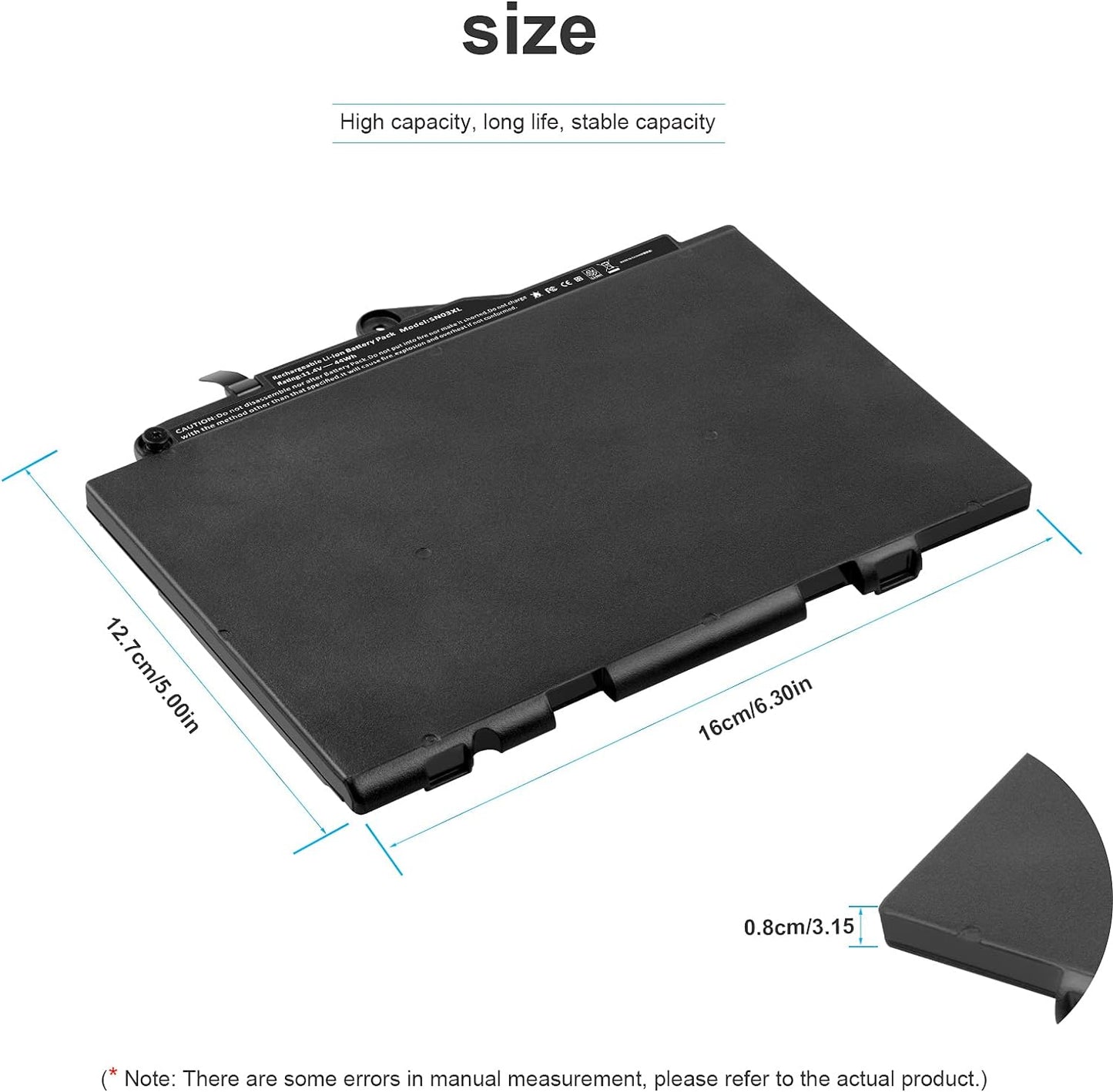 SN03XL ST03XL battery Hp EliteBook 820-G3 820-G4