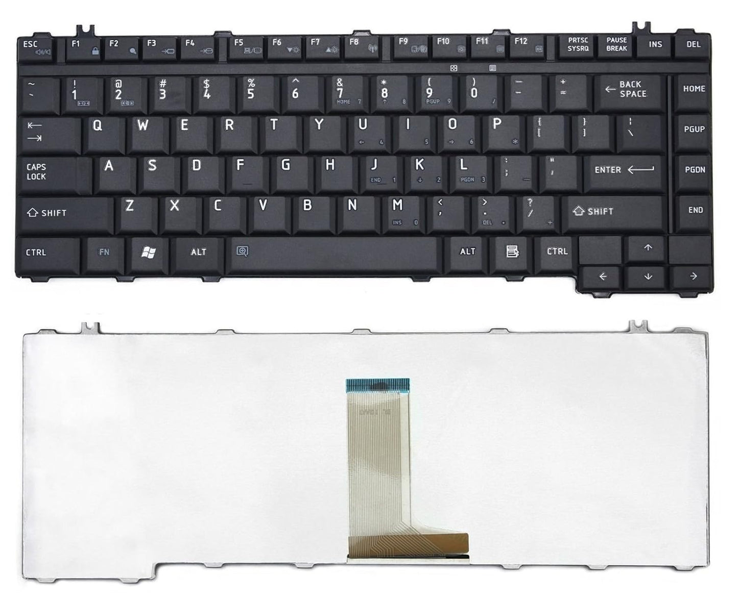 Keyboard Toshiba A200/A215/A300/L300/M200 (Black)