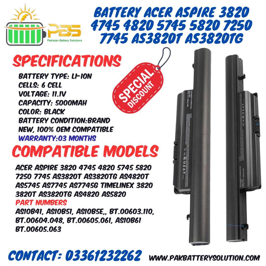 Battery Acer 3820