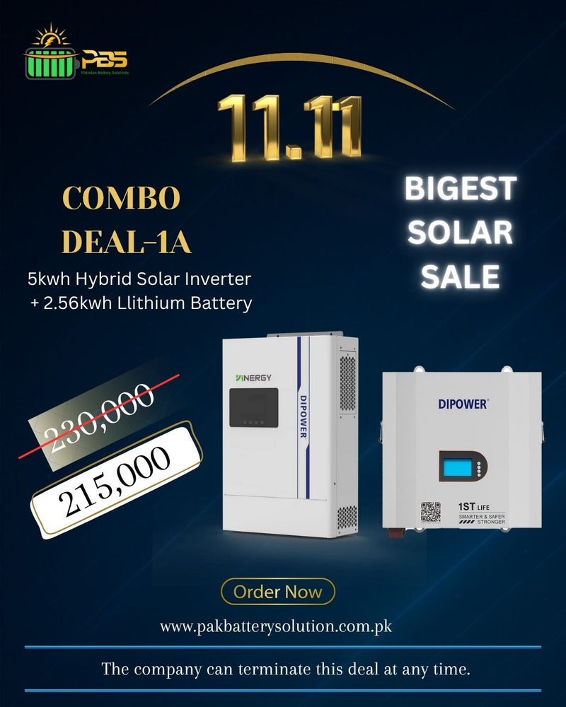 11.11  Deal 5kw  Hybrid battery + 2.56kw Inverter