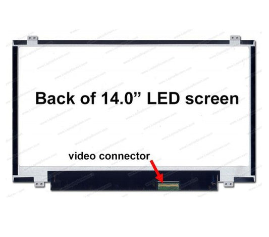 14.0" Slim HD LED Screen Matte 30-Pin Replacement for HP EliteBook 840 G1